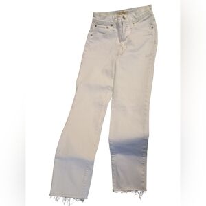 Madewell White Denim Jeans Size 23 The Original Vintage